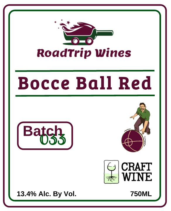 Bocce Ball Red