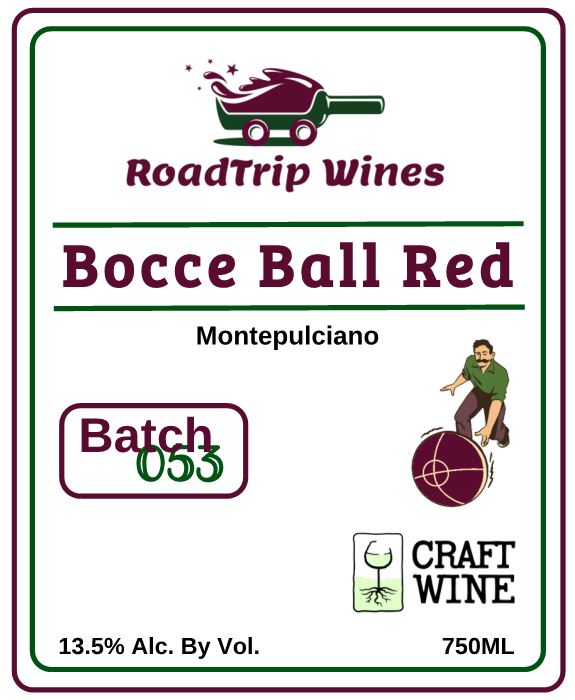 Bocce Ball Red